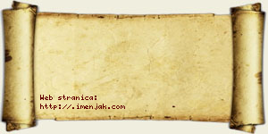 Lena Vojnović vizit kartica